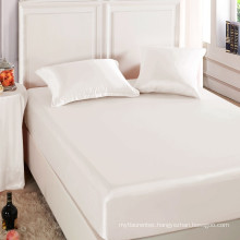 Bulk Sale T180 Twin Bed Poly Cotton White Fitted Sheets For Spa/Massage